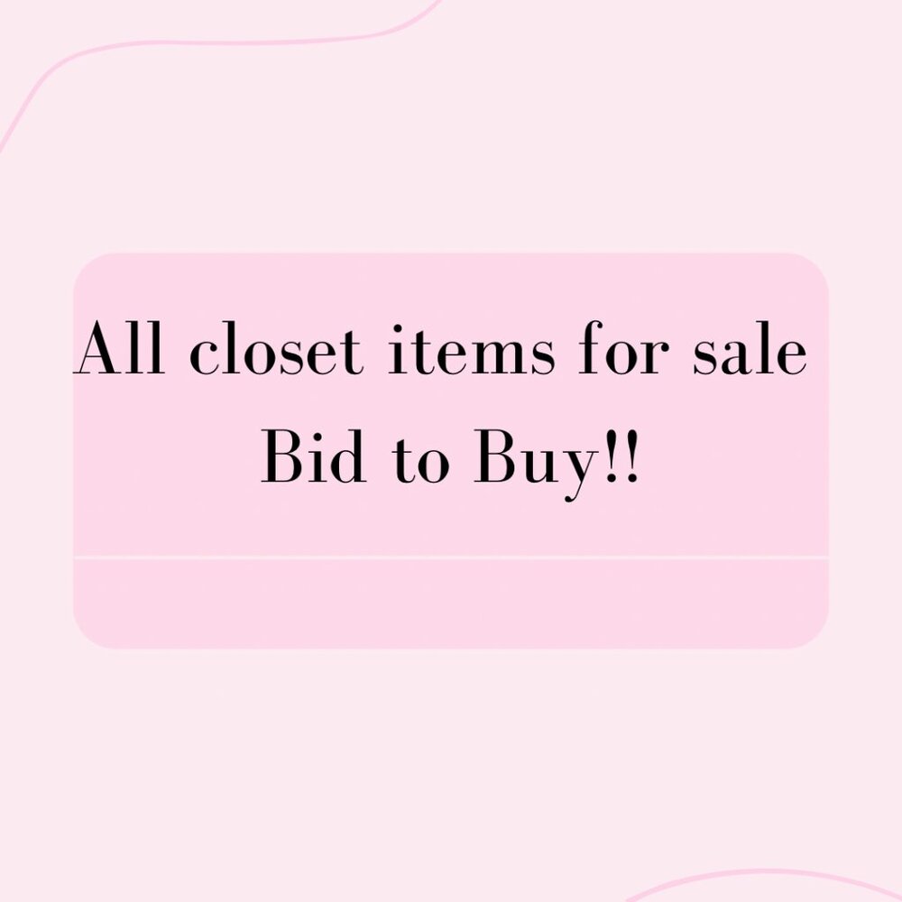 Unlisted Items. Closet cleanout
